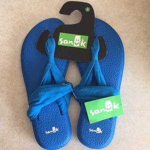 Sanuk sling all blue
